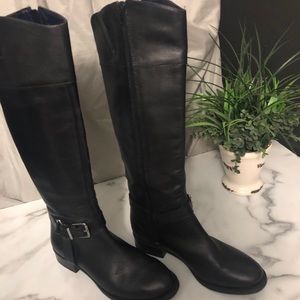 Over The Knee Leather Boots